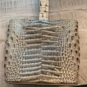 Brahmin Crocodile Embossed Arm clutch
